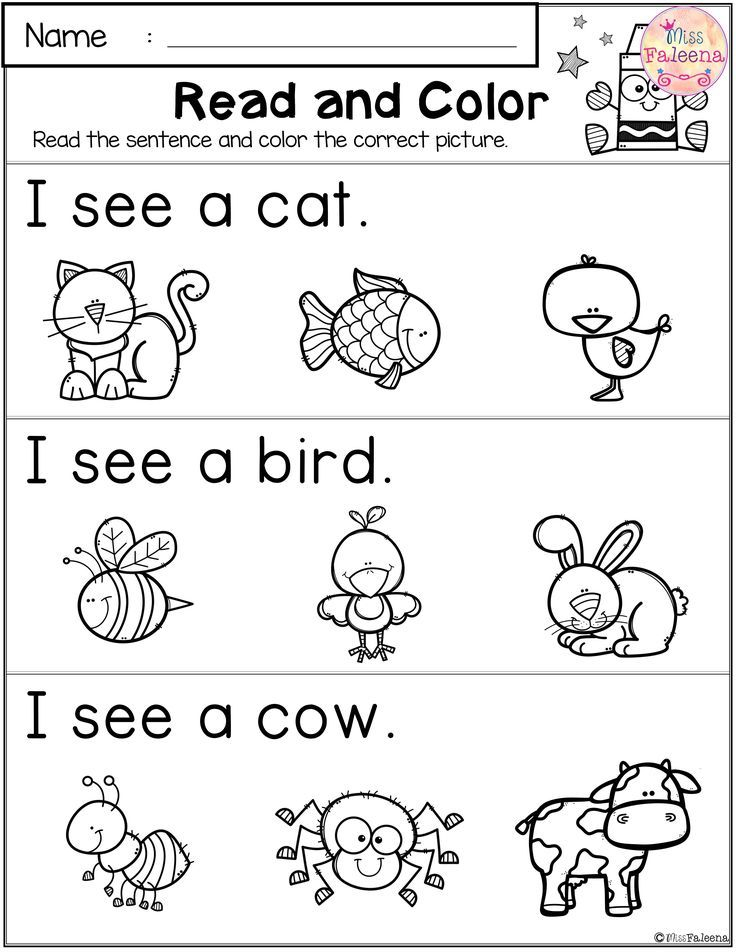 30 Reading And Writing Worksheets For Kindergarten