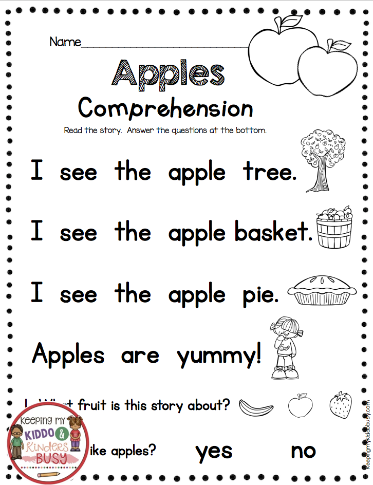 30 Reading And Writing Worksheets For Kindergarten