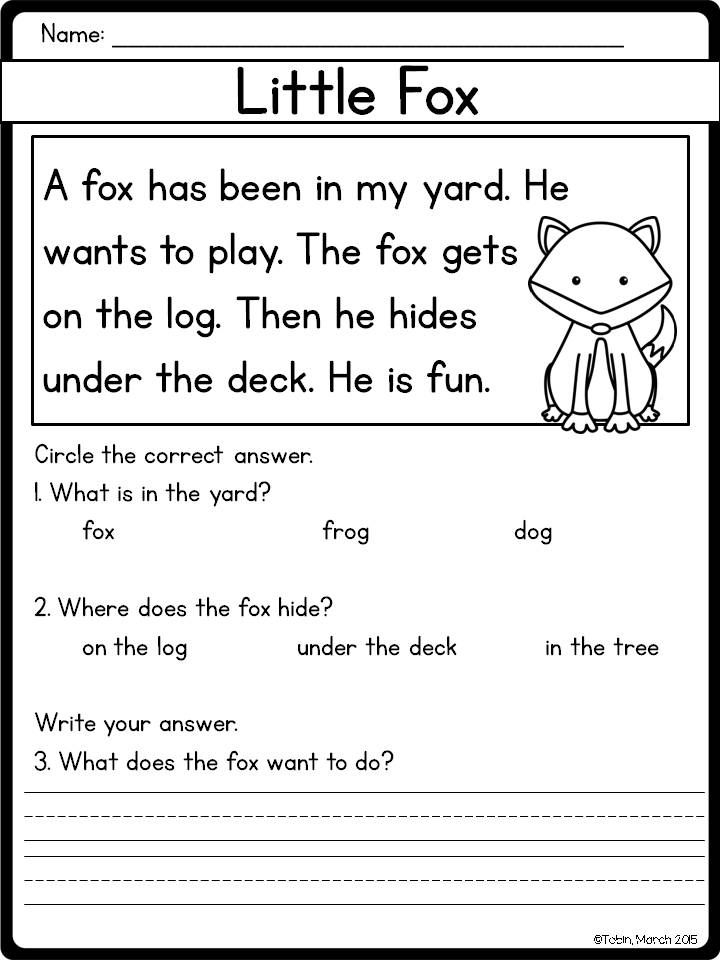 30 Reading And Writing Worksheets For Kindergarten