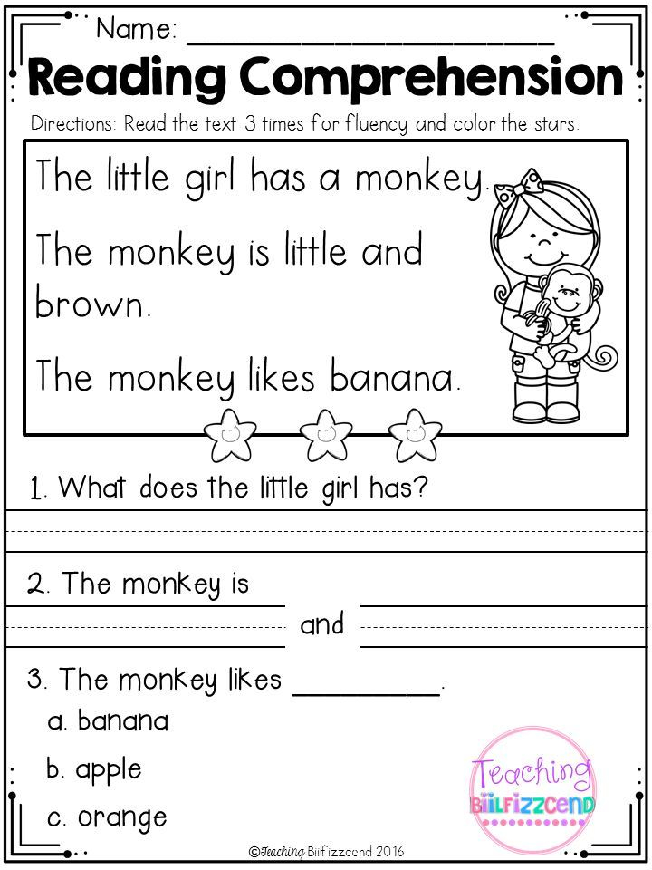 30 Reading And Writing Worksheets For Kindergarten