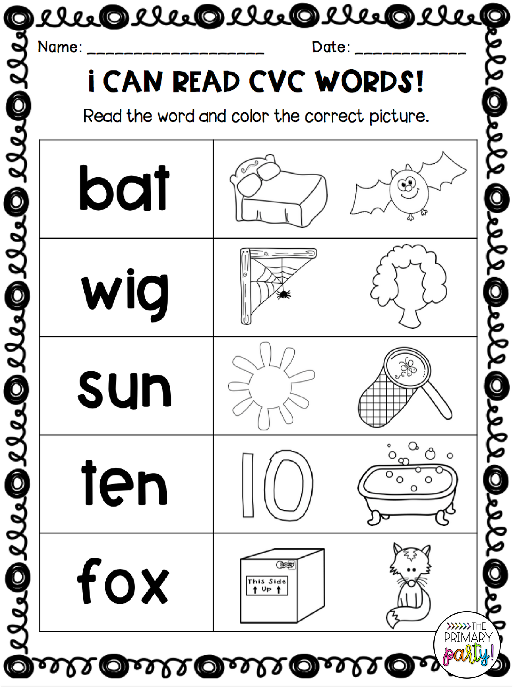 30 Reading Cvc Words Worksheets Free Kindergarten