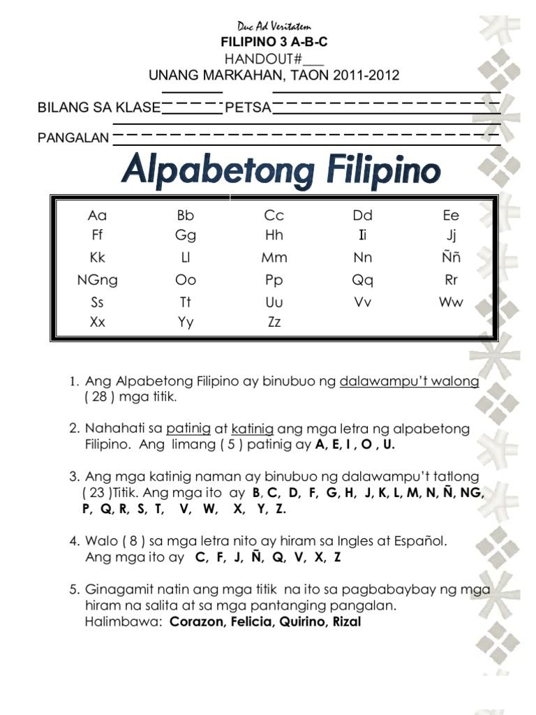 30 Reading Worksheets For Kindergarten Tagalog