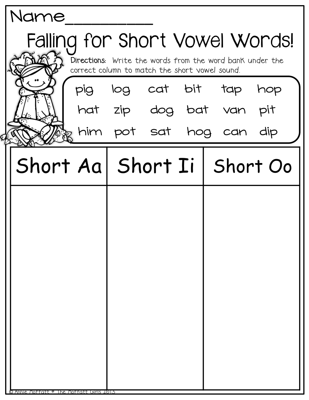 30 Short I Worksheets 1St Grade Free