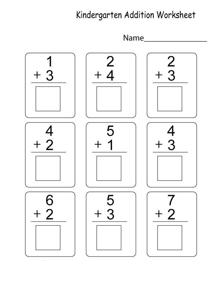 30 Simple Addition Worksheets For Preschool