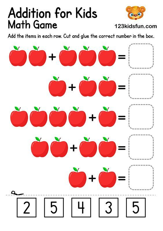 30 Simple Addition Worksheets For Preschool