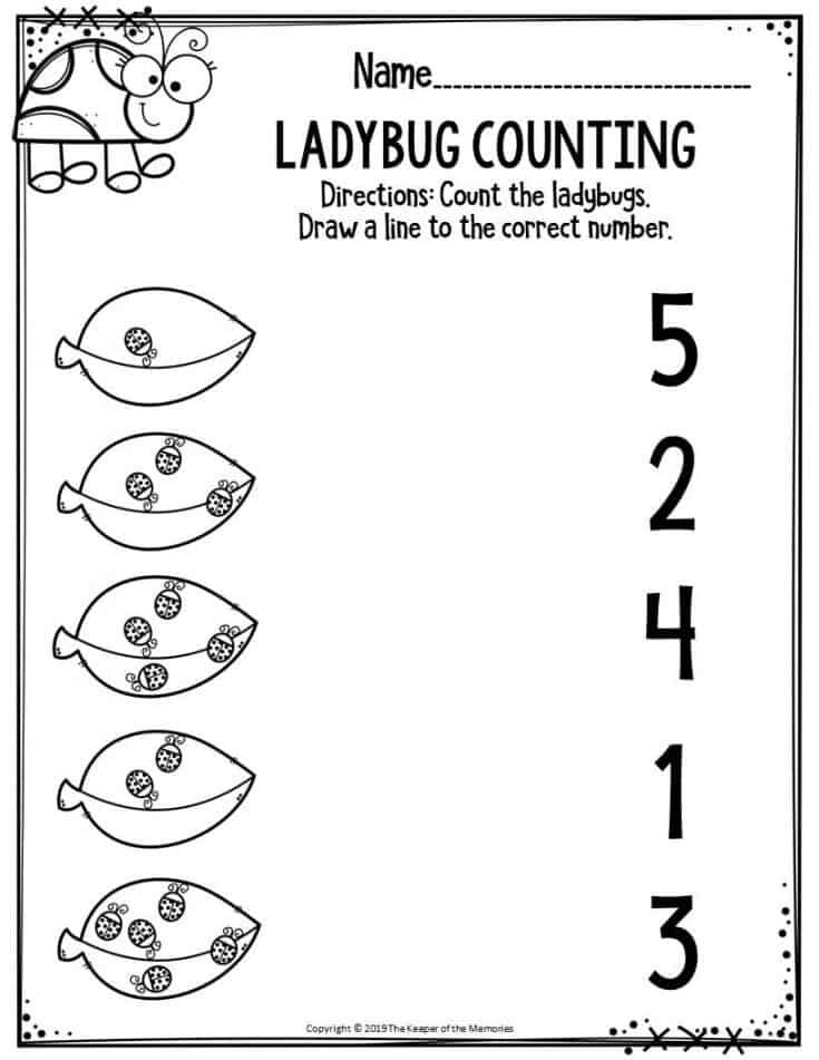 30 Spring Math Worksheets Preschool Free