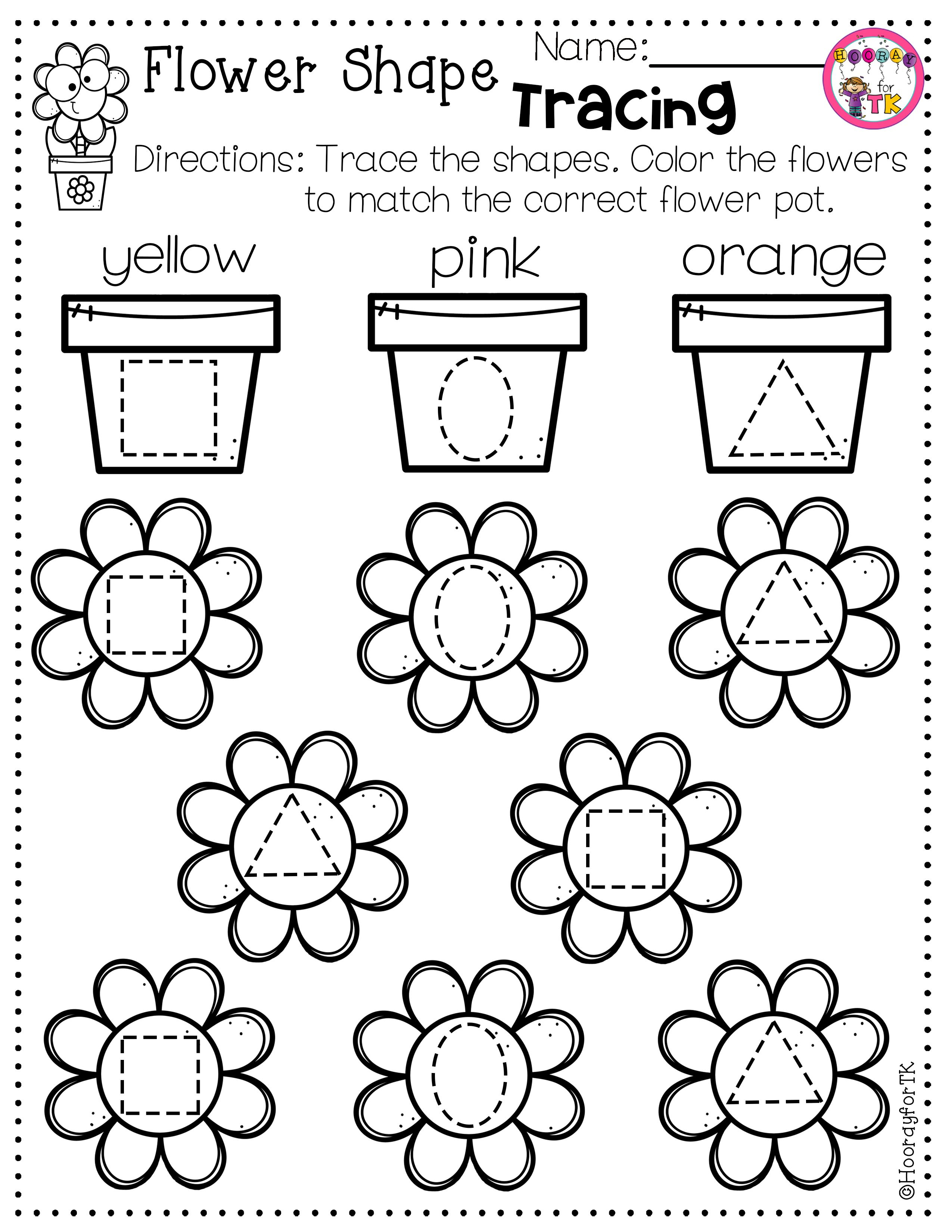 30 Spring Math Worksheets Preschool Free