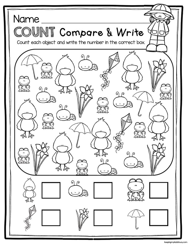 30 Spring Math Worksheets Preschool Free