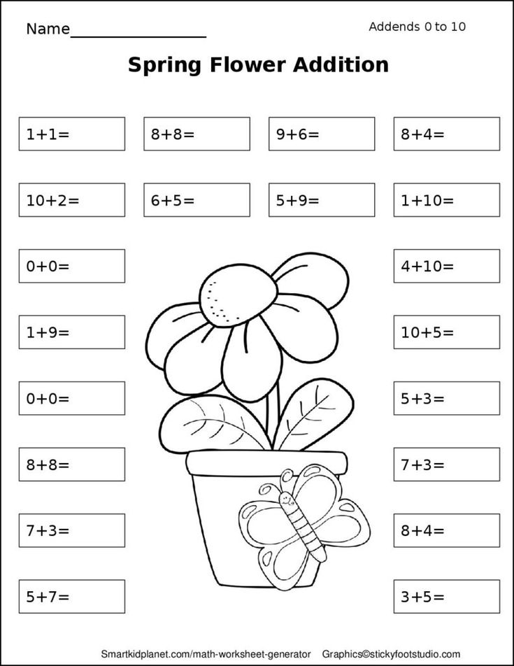30 Spring Math Worksheets Preschool Free