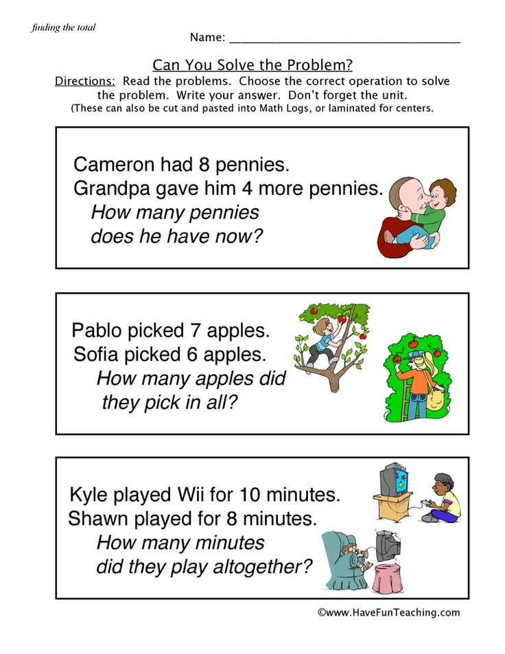 30 Word Problem Addition Worksheets Kindergarten