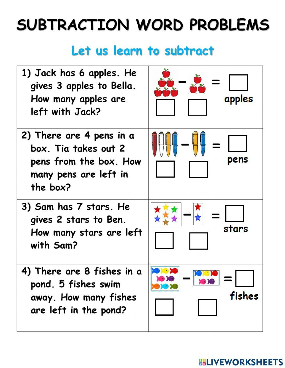 30 Word Problem Addition Worksheets Kindergarten