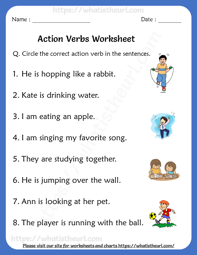 30 Worksheets In English Grade 1