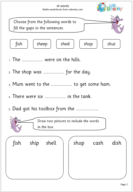 30 Worksheets In English Grade 1