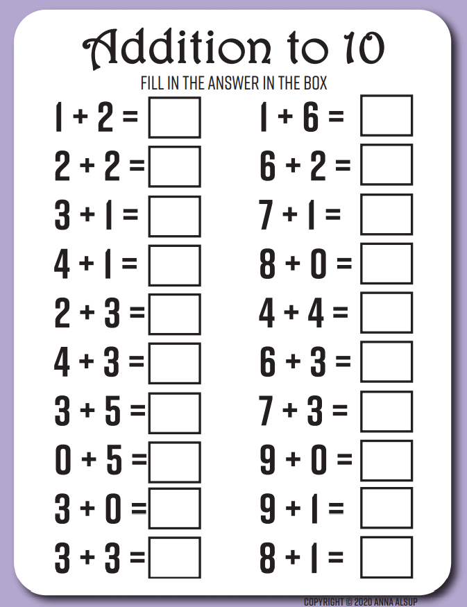 21 1St Grade Math Worksheets 3 By 3