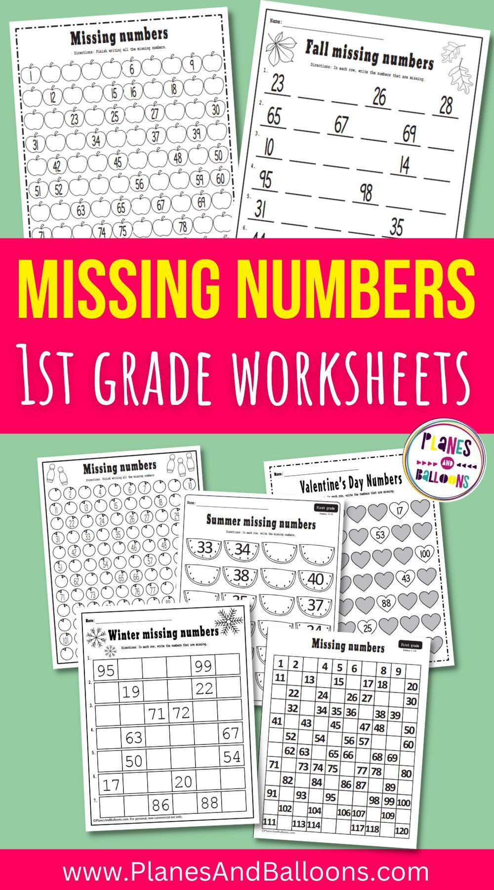 21 1St Grade Math Worksheets 3 By 3