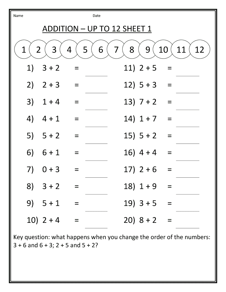 21 1St Grade Math Worksheets 3 By 3