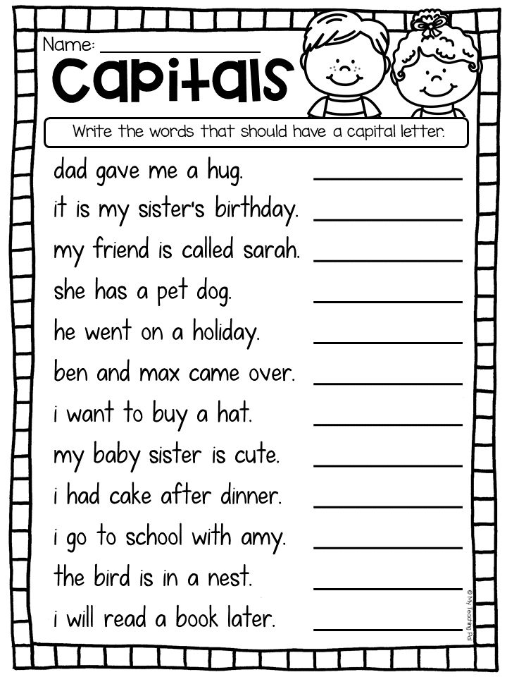 21 1St Grade Worksheets Free Printables Writing