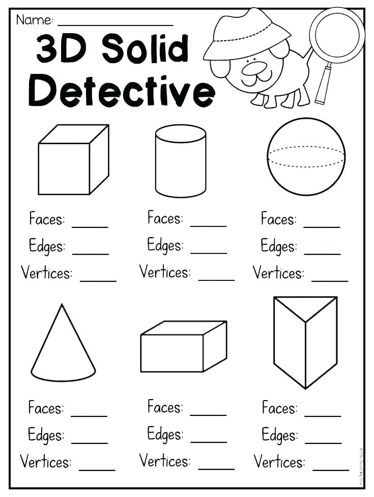 21 2D Shapes Worksheets 1St Grade