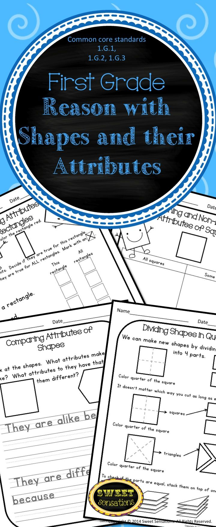 21 2D Shapes Worksheets 1St Grade