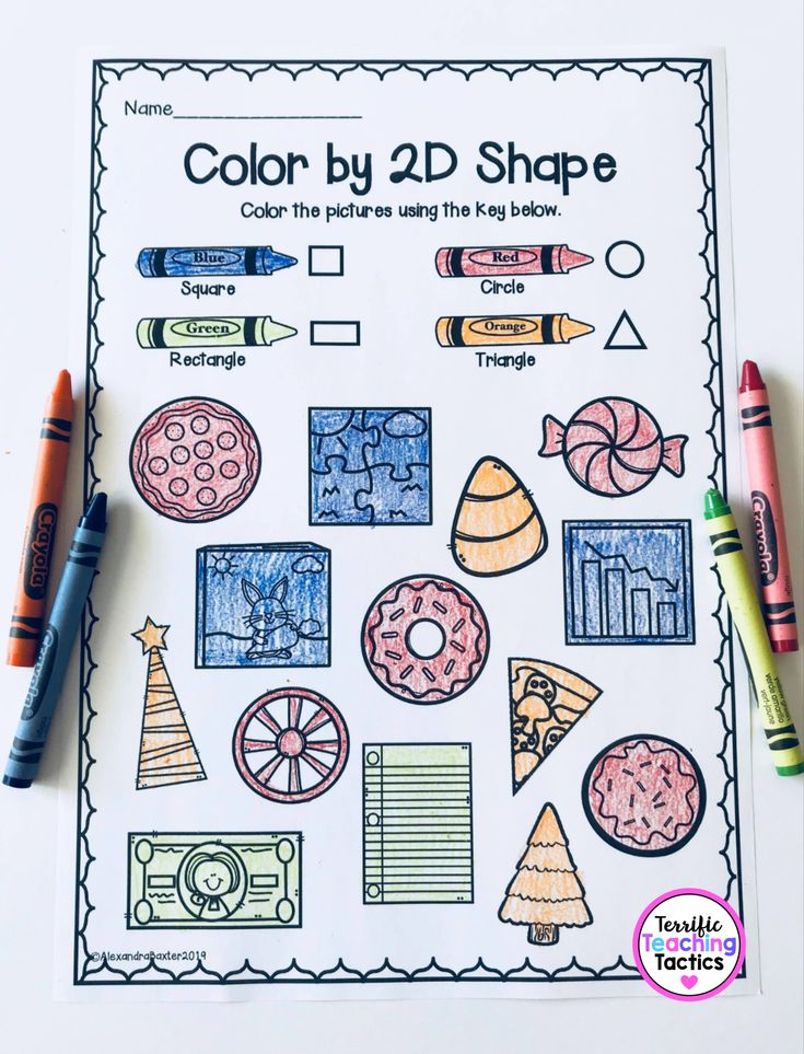 21 2D Shapes Worksheets 1St Grade