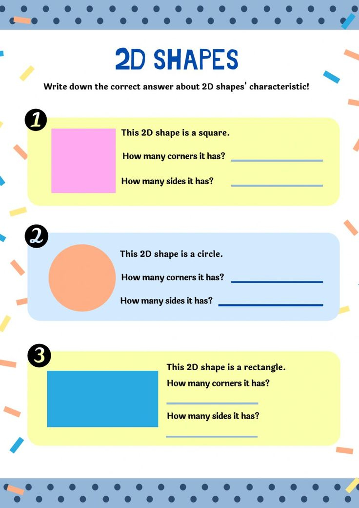 21 2D Shapes Worksheets 1St Grade