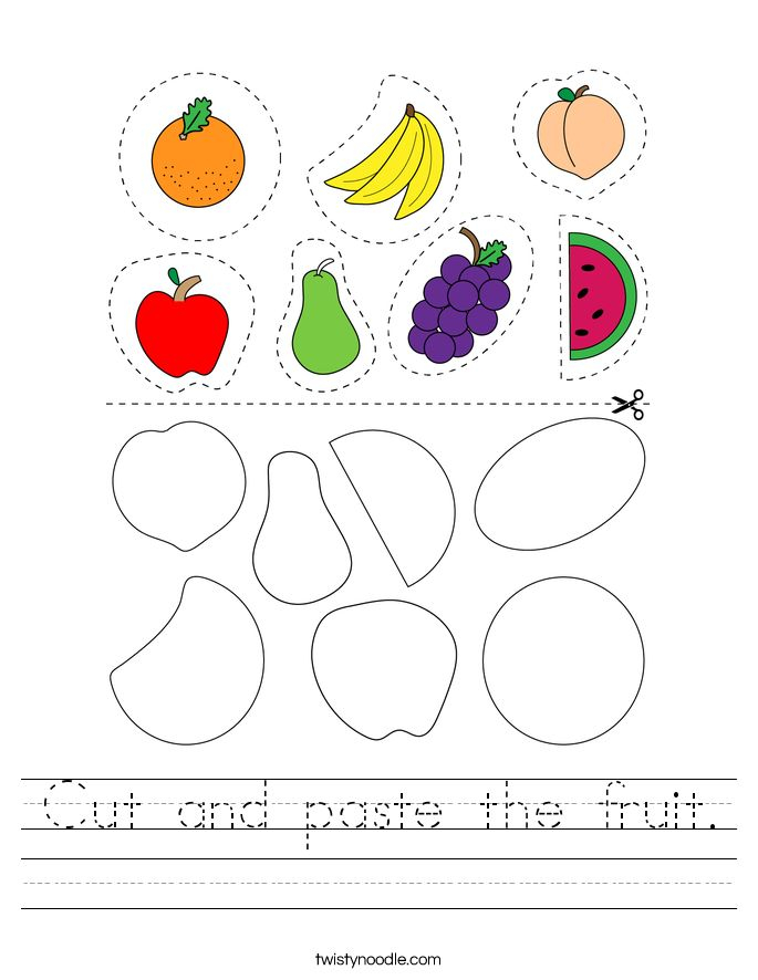 21 Counting Objects Worksheets Cut And Paste