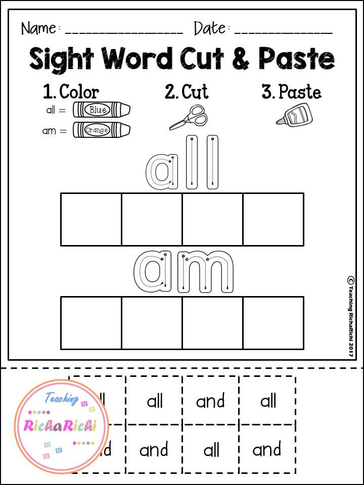 21 Cut And Paste Worksheets Grade 4