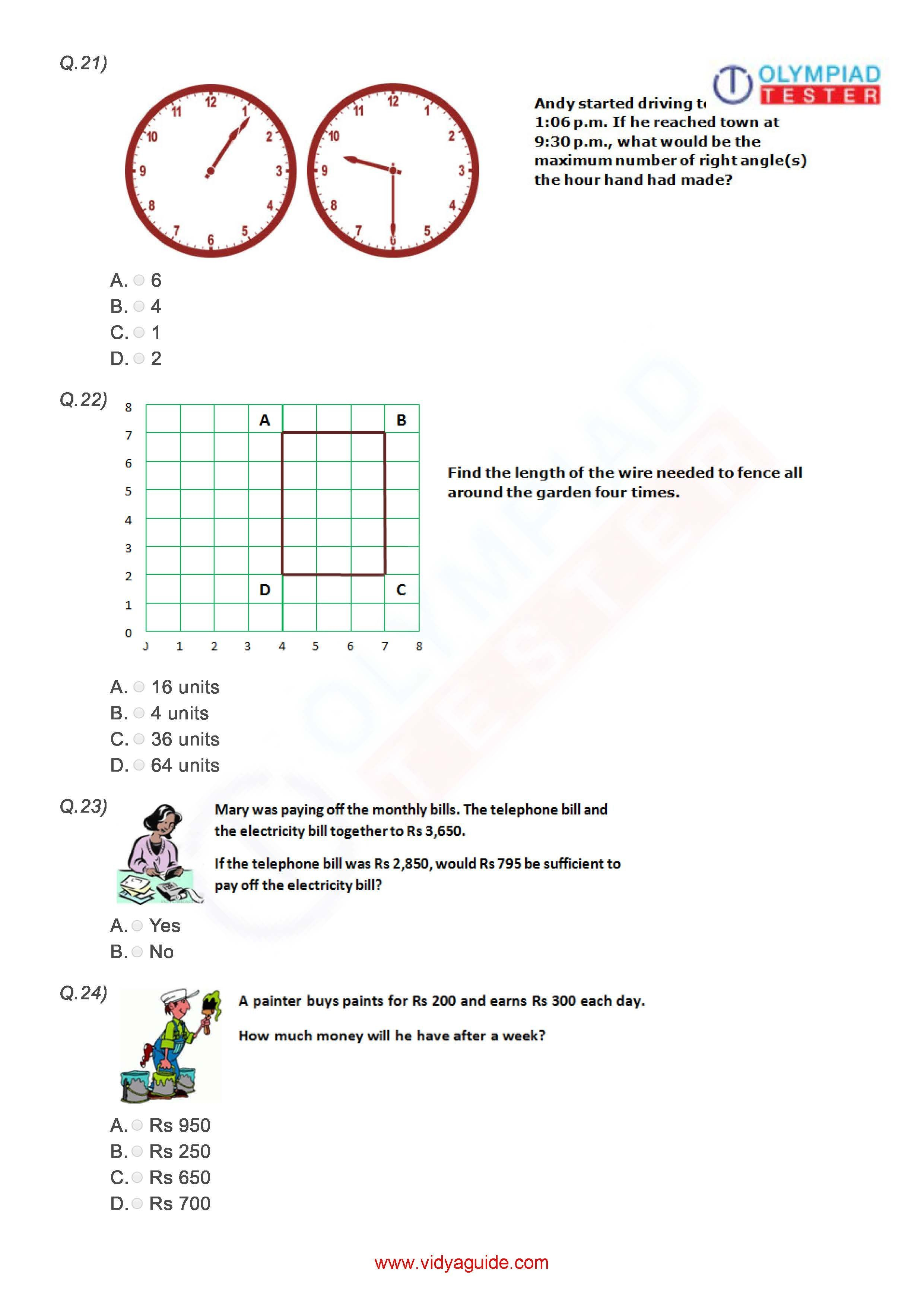 21 Grade 3 Math Worksheets Shapes