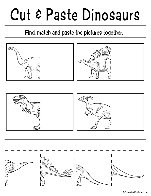 21 Kids Worksheets Preschool Cut And Paste