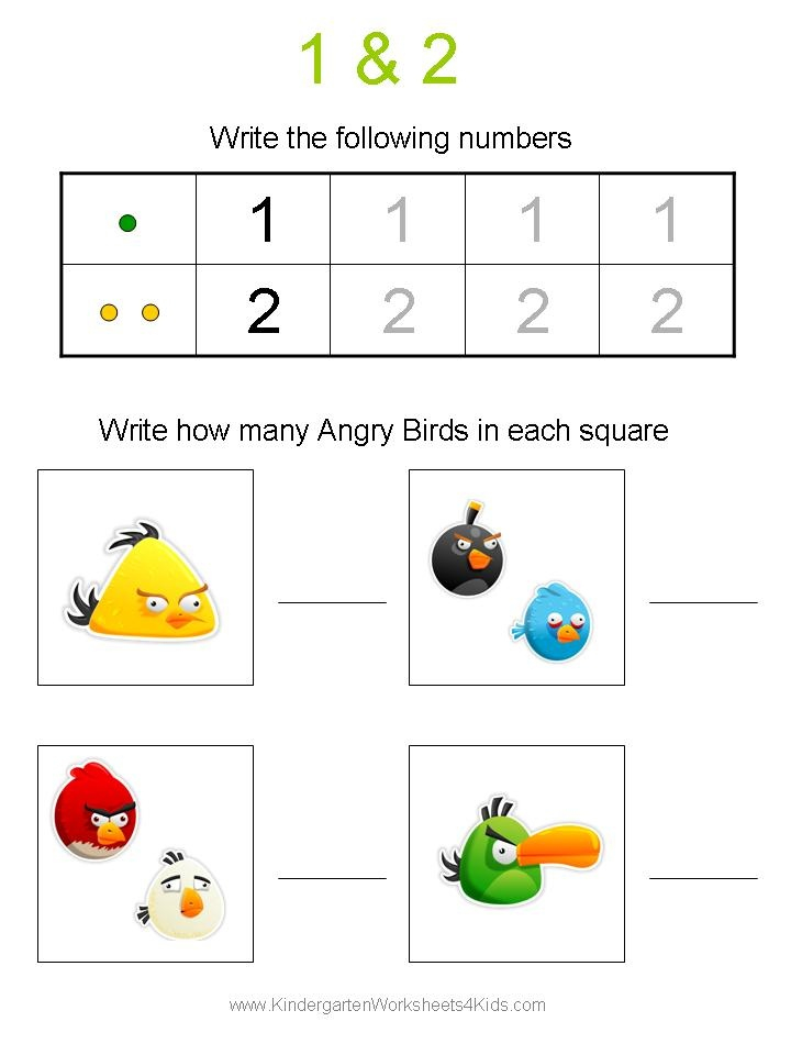 21 Kindergarten Worksheets On Birds