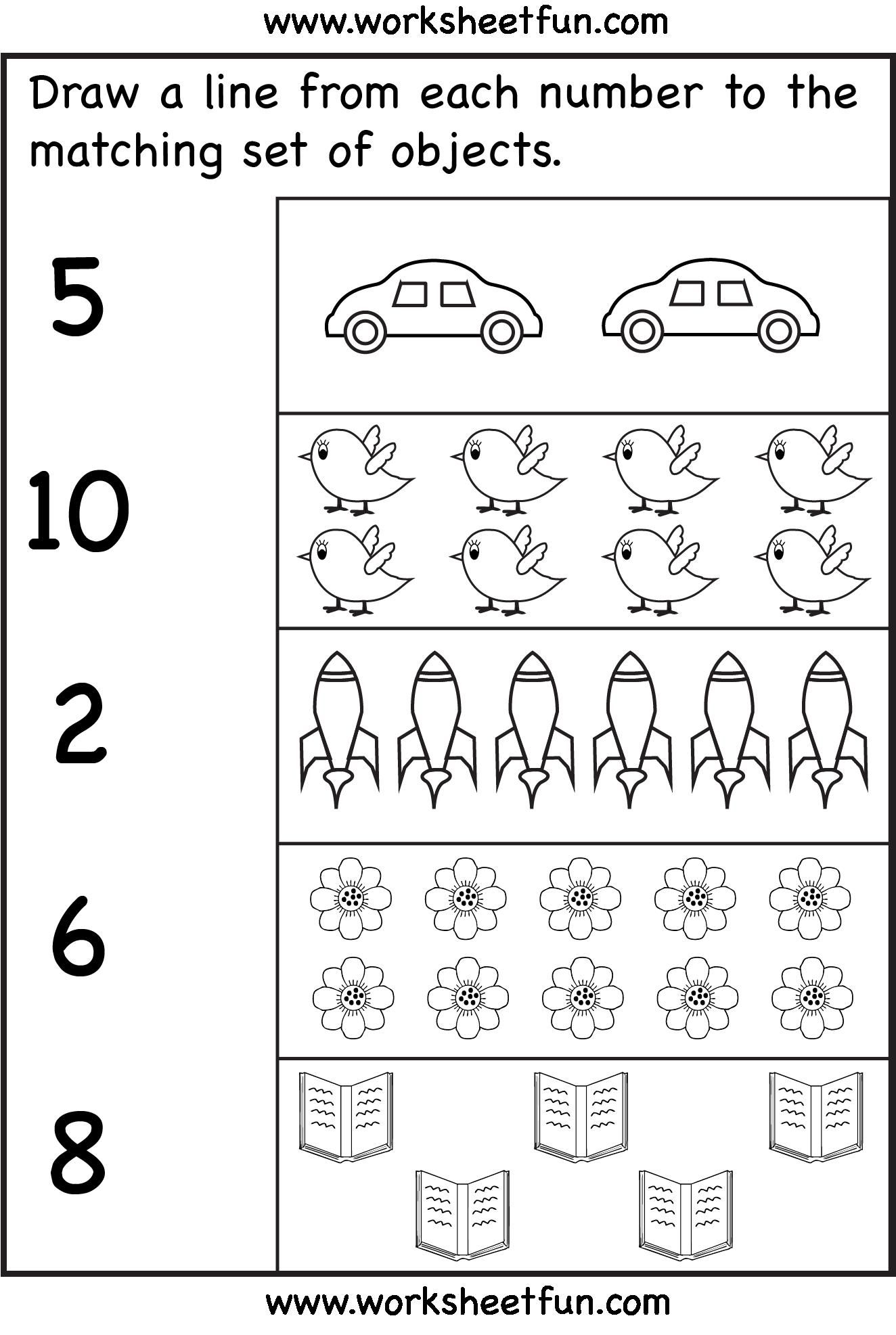 21 Math Revision Worksheets For Kindergarten