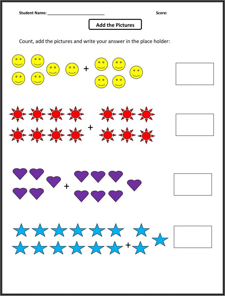 21 Math Revision Worksheets For Kindergarten