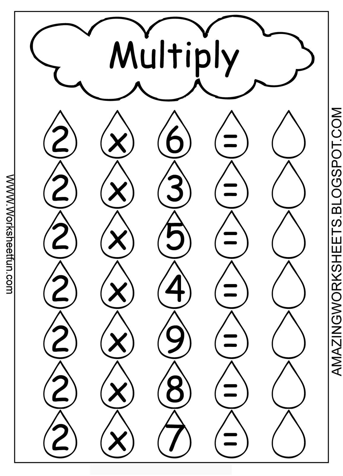 21 Multiplication By 7 Worksheets