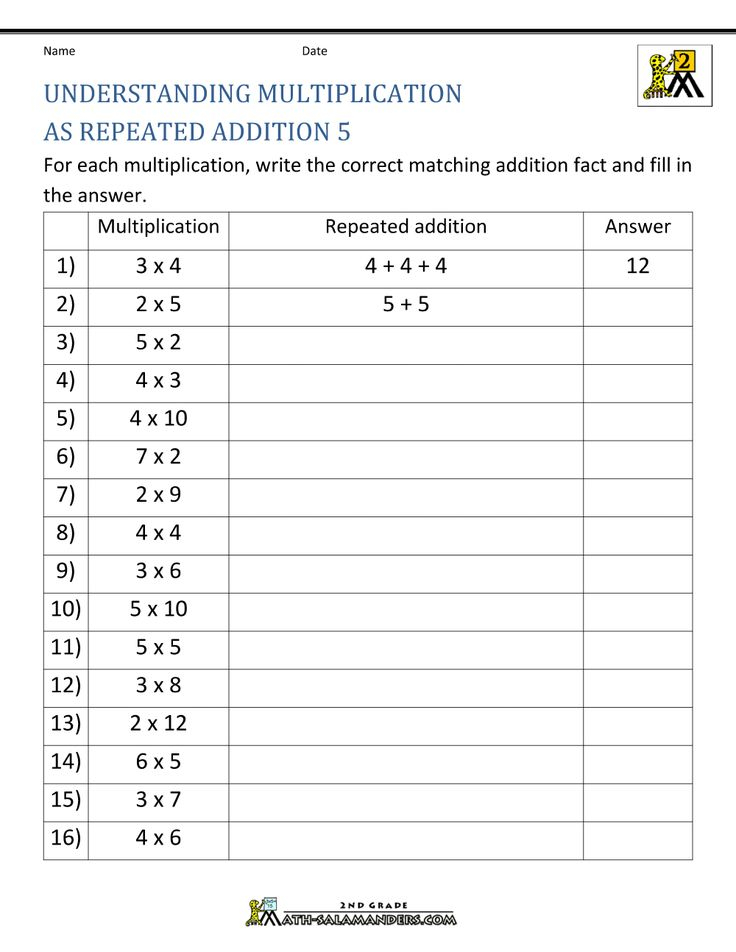 21 Multiplication Worksheets Without Regrouping