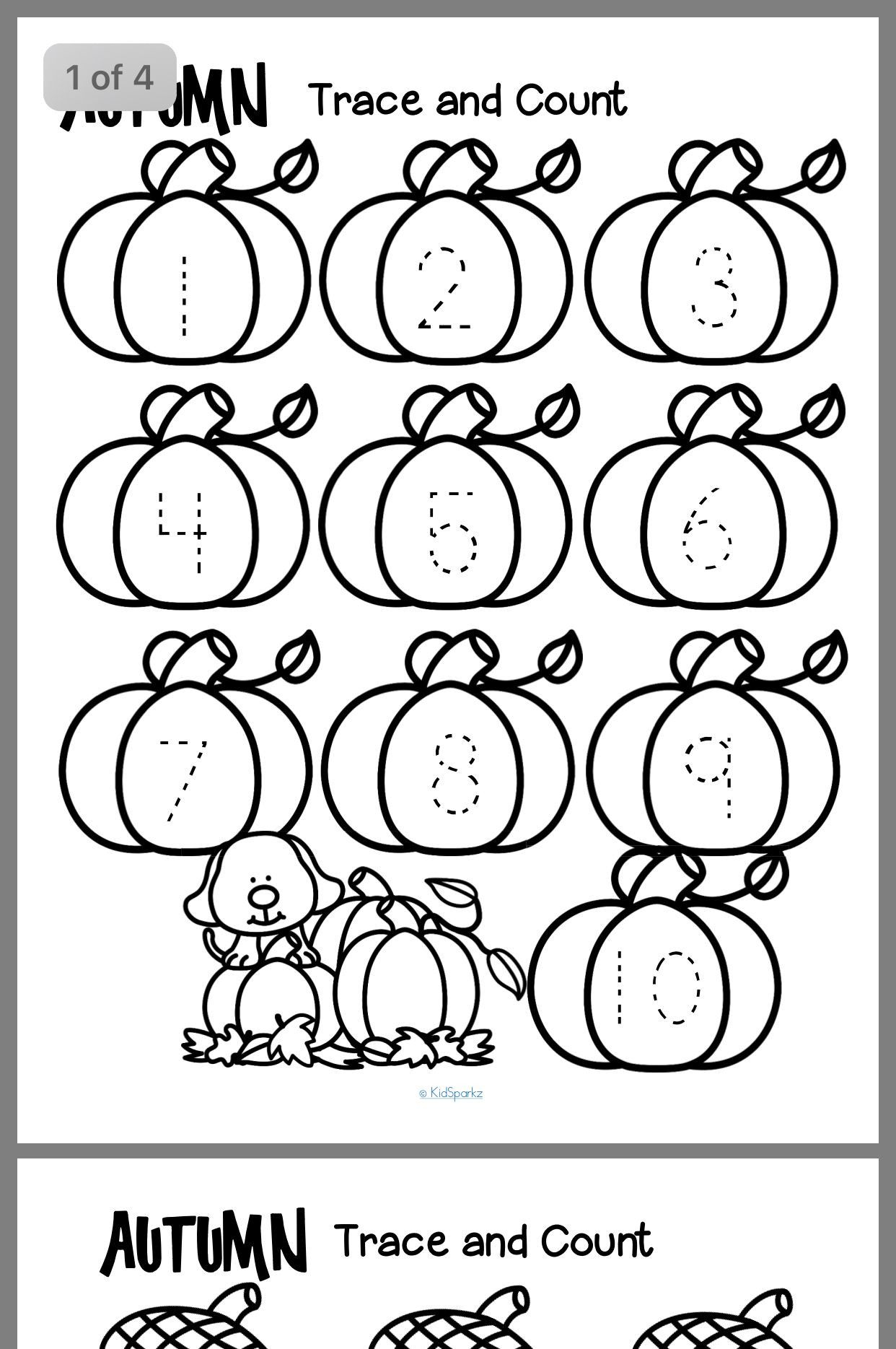21 October Kindergarten Worksheets Free