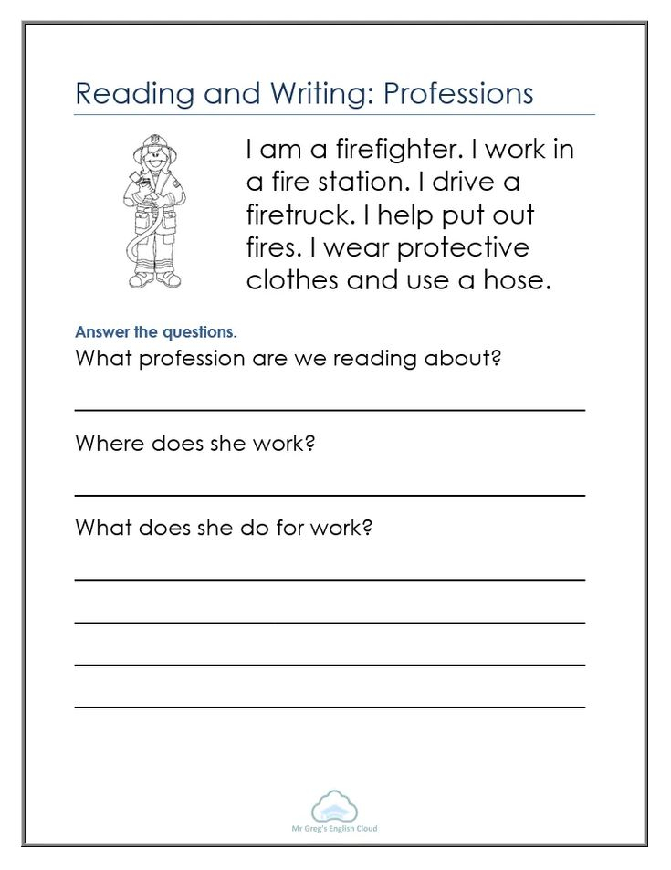 21 Reading And Writing Worksheets For Kindergarten